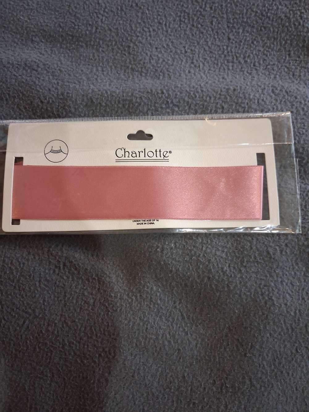 Pink Satin Choker Necklace